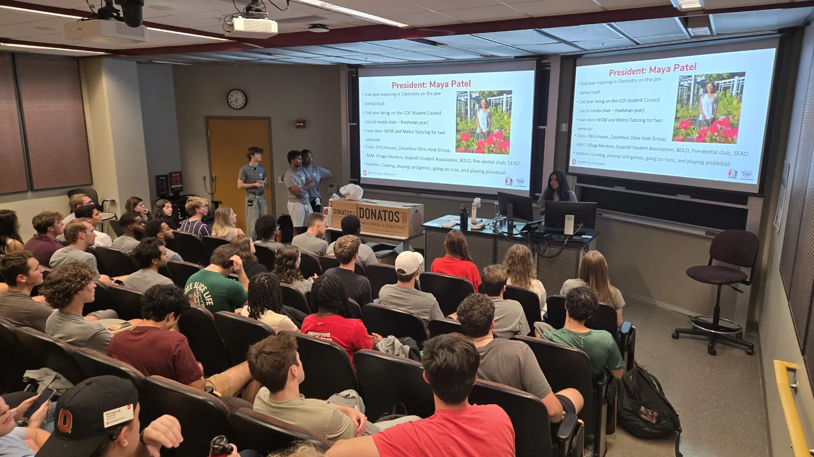 Students Listening Presentation