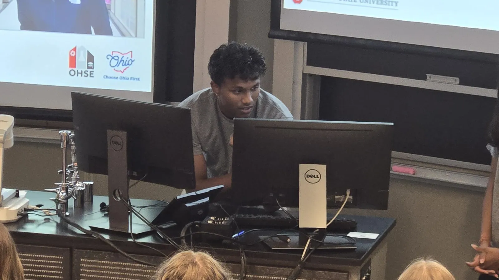 Nihal Patil presenting