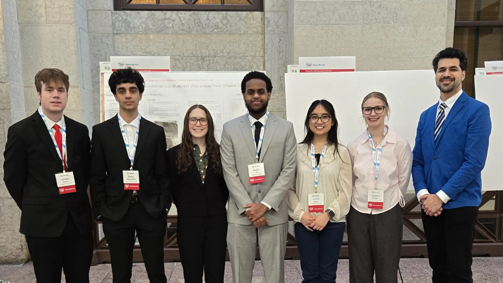 Ohio State COF scholars in the Statehouse