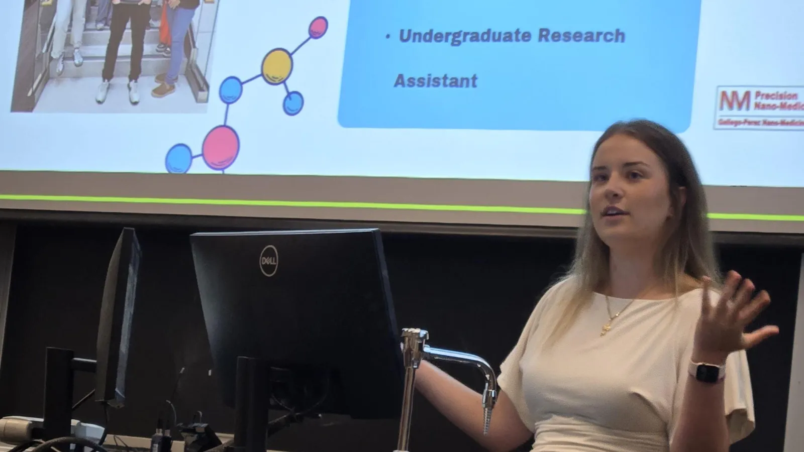 Nikolina Racic presenting
