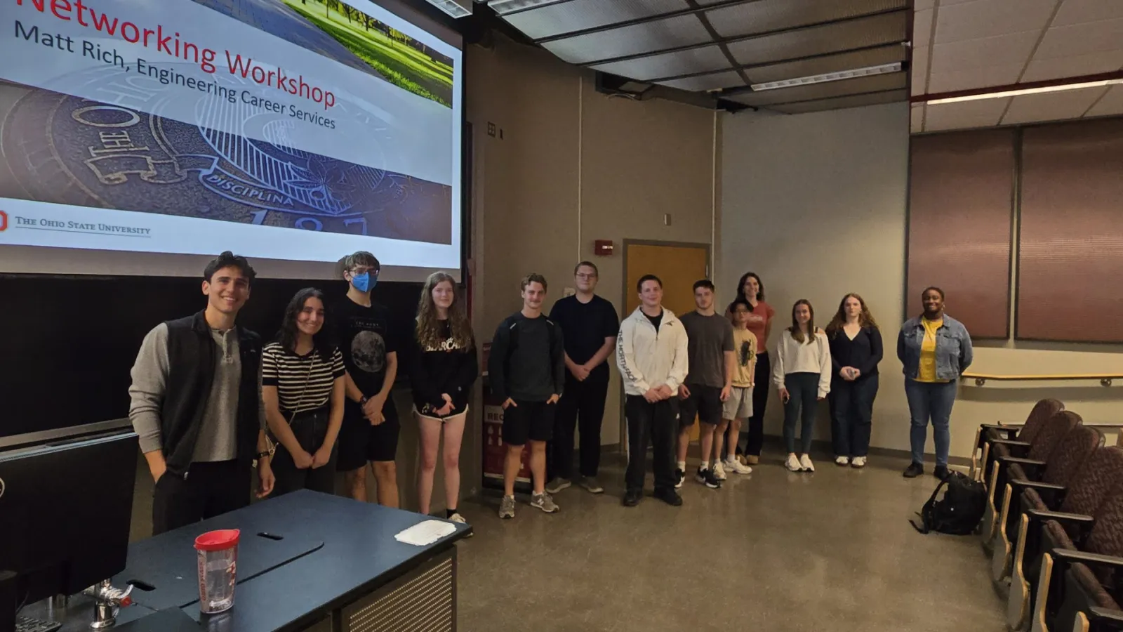 Some of COF scholars with speaker