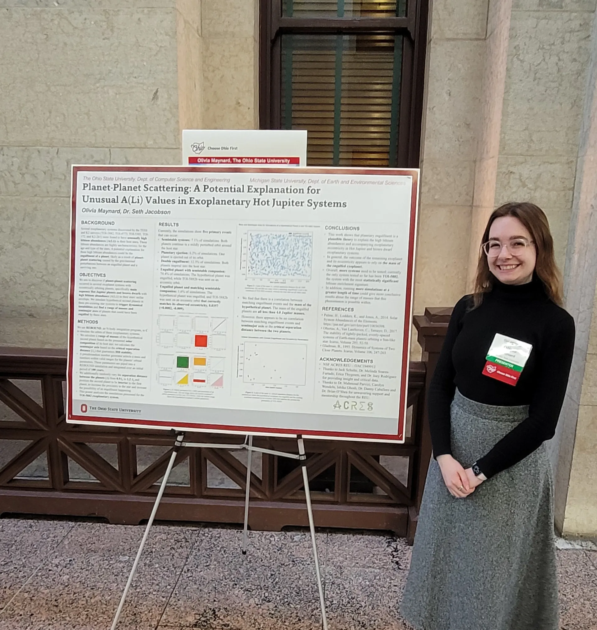 Olivia Maynard by poster presentation 1