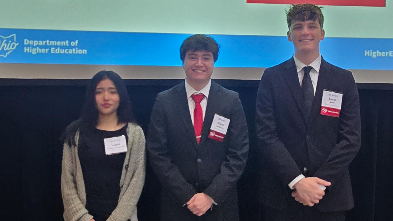 Three COF scholars from Ohio State