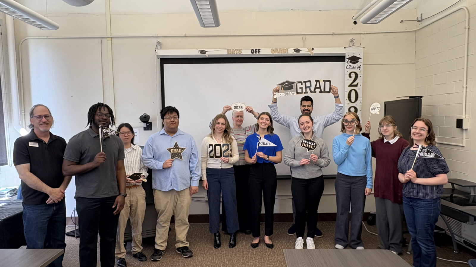 COF Scholars Graduating Seniors Group Picture Fun