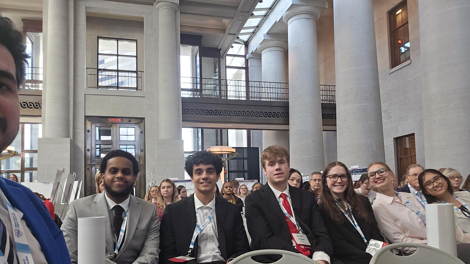 Selfie with students